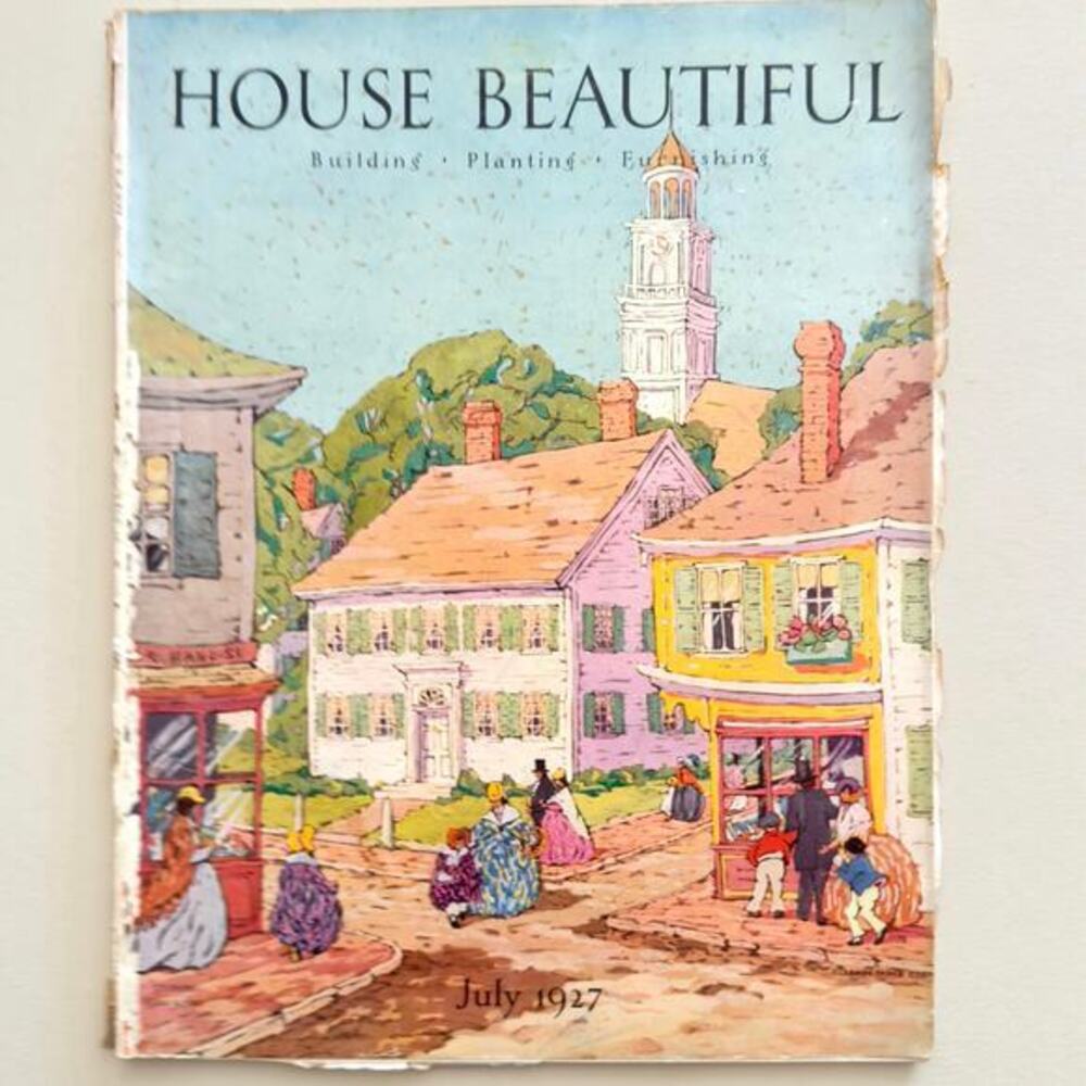 House Beautiful July 1927 Hupmobile 8, Packard Raymond Hood Eleanor Parke Custis
